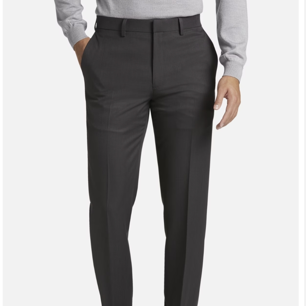 Haggar Slim Fit Charcoal Gray Dress Pants, Size 28x30